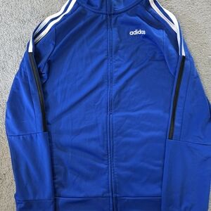 Adidas Royal Blue Zip-Up Jacket